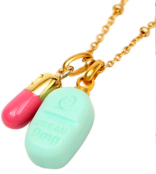 q-pot dream capsule necklace - multi