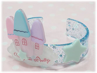 angelic pretty enchanted castle bangle - sax - 2009