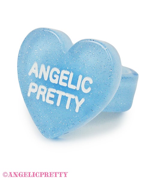 angelic pretty happy heart ring - sax - 2021