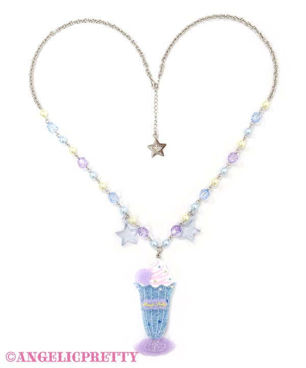 angelic pretty cream soda mermaid necklace - sax - 2022