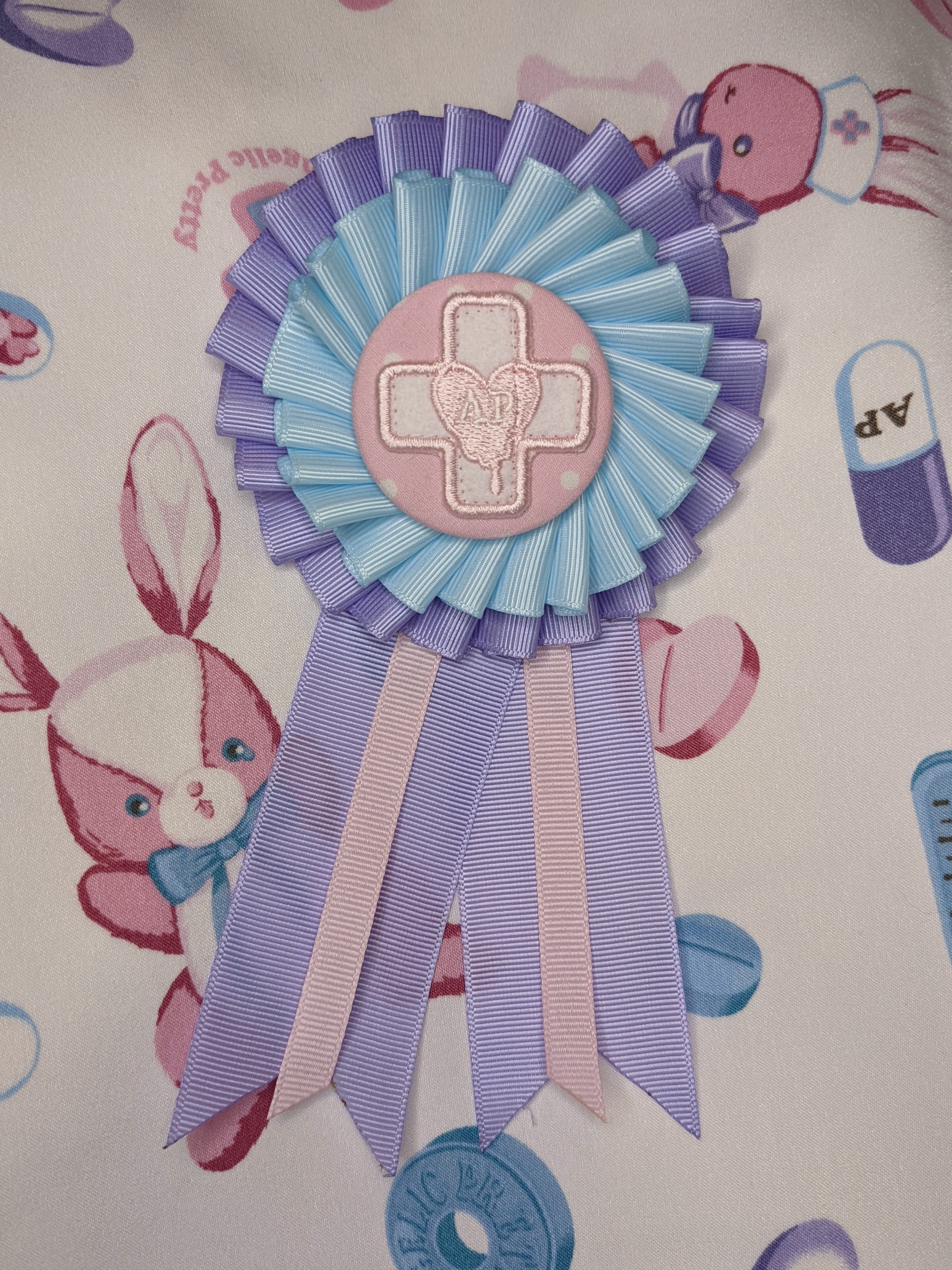 azarashi corner fancy hospital rosette - lavender