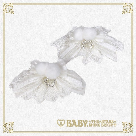 btssb fairy of snow wrist cuffs - white - 2017