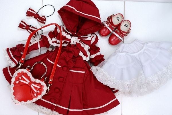 btssb × volks msd little red riding hood coat op - red - 2007