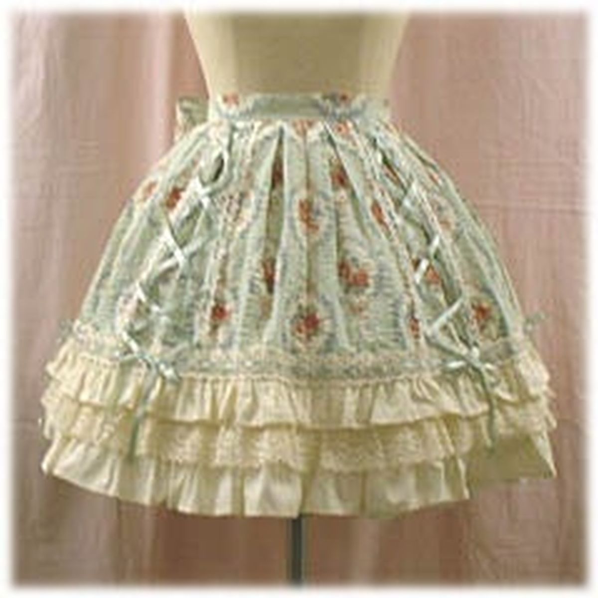 btssb ribbon bouquet skirt - mint - 2003