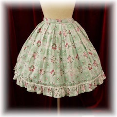 btssb sweet check skirt - mint - 2006