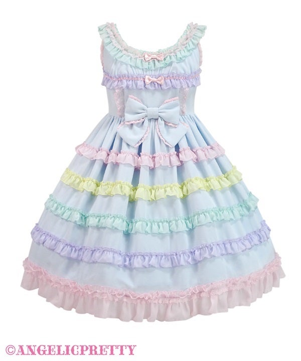 angelic pretty soap bubbles jsk - sax - 2023