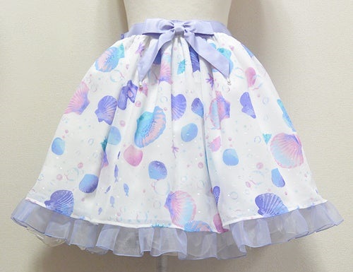 angelic pretty dream marine skirt - white - 2015