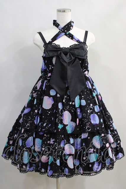 angelic pretty dream marine jsk - black - 2018