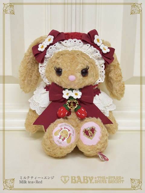 btssb secret forest little red riding hood ♥ happy strawberry usakumya pochette - brown - 2021