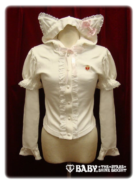 btssb cat ears cardigan - offwhite - 2012