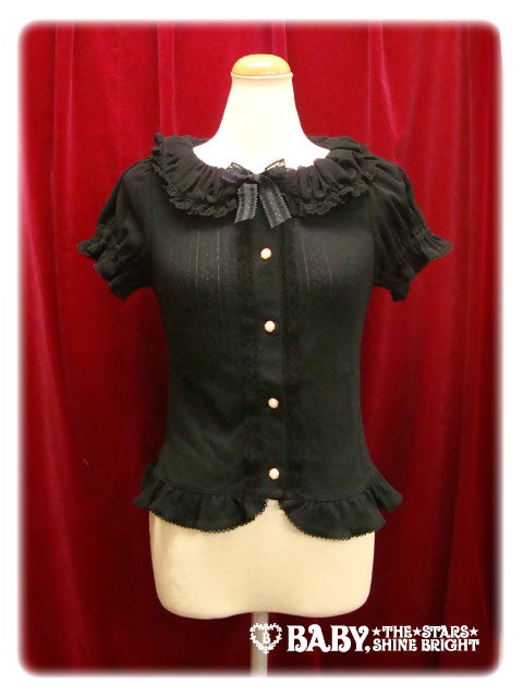 btssb cherry patterned mesh cardigan - black - 2012